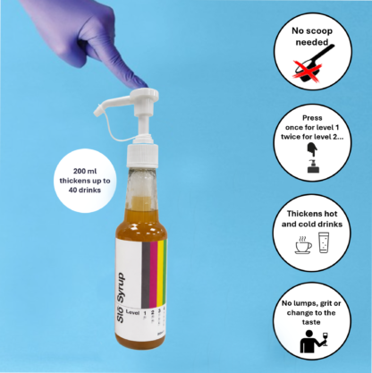Collide Syrup Drinks Thickener for Dysphagia - Slõ Syrup Liquid Drink Thickener for ...