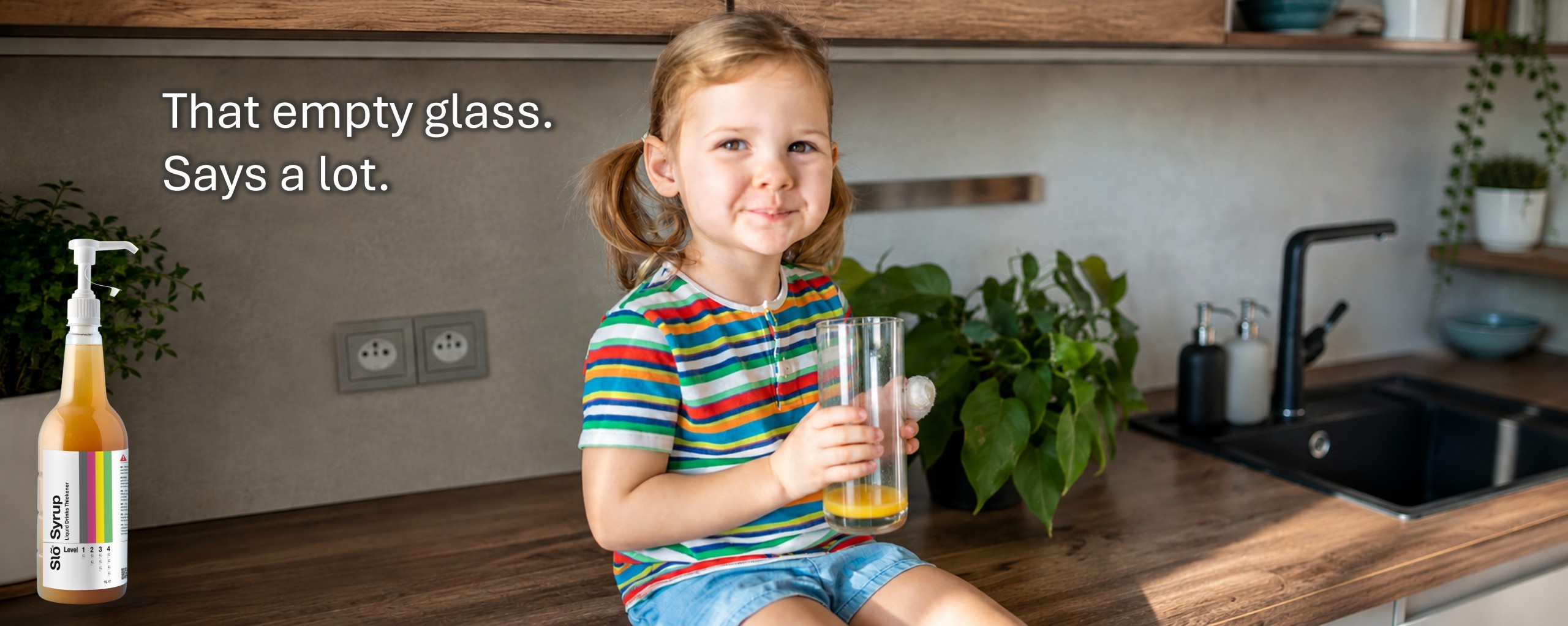 Child with OJ resized